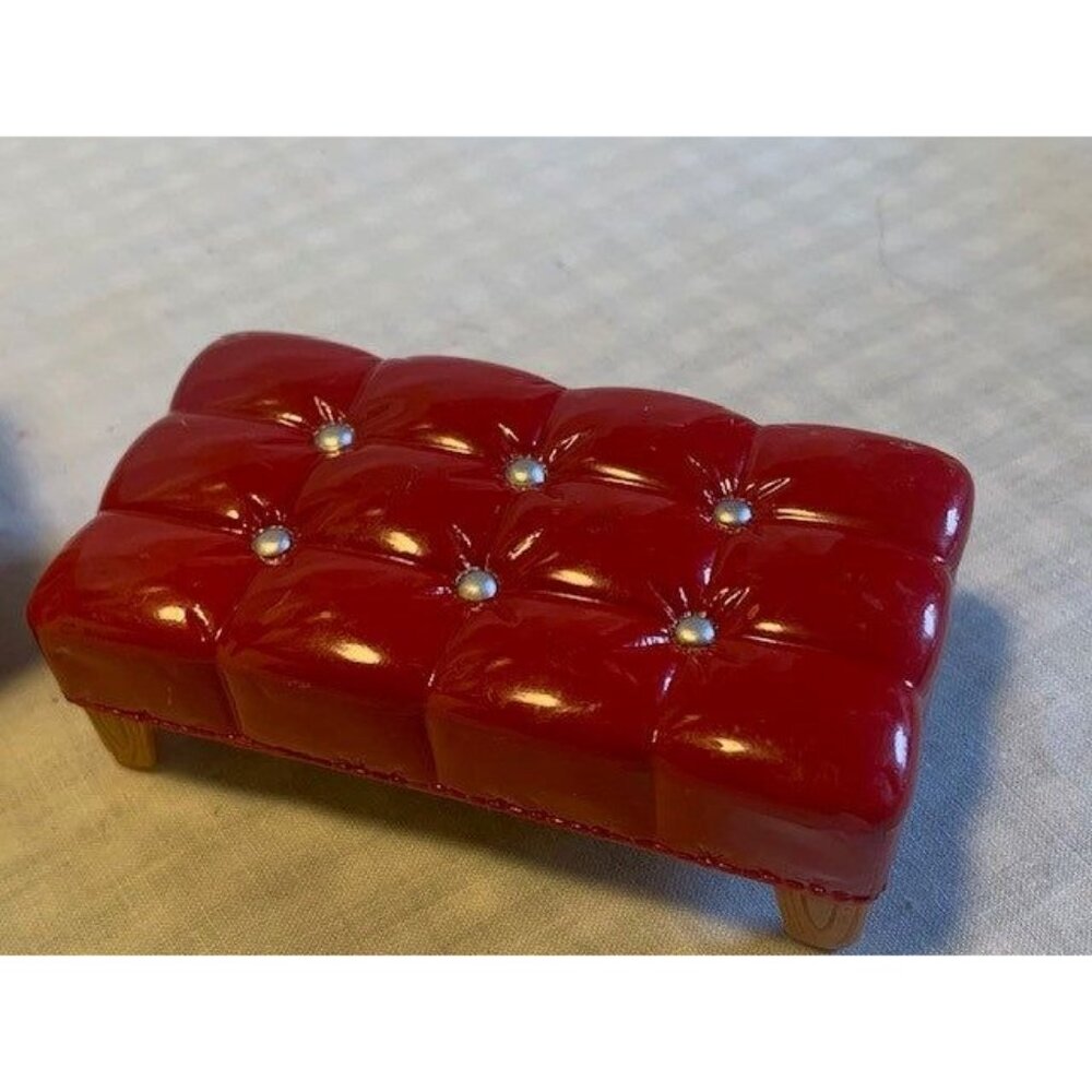 Fisher-Price Loving Family Dollhouse TV & Stand with Red Bench Set - Picture 12 of 16